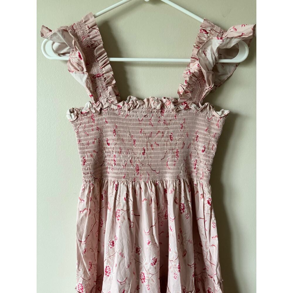 HILL HOUSE HOME Ellie Nap Dress Phenomenal Bridgerton Pink Floral S - Picture 6 of 11